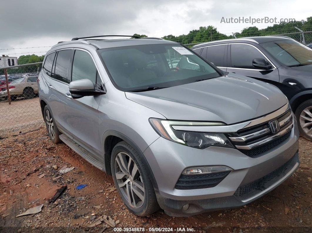 2016 Honda Pilot Touring Silver vin: 5FNYF5H95GB054004