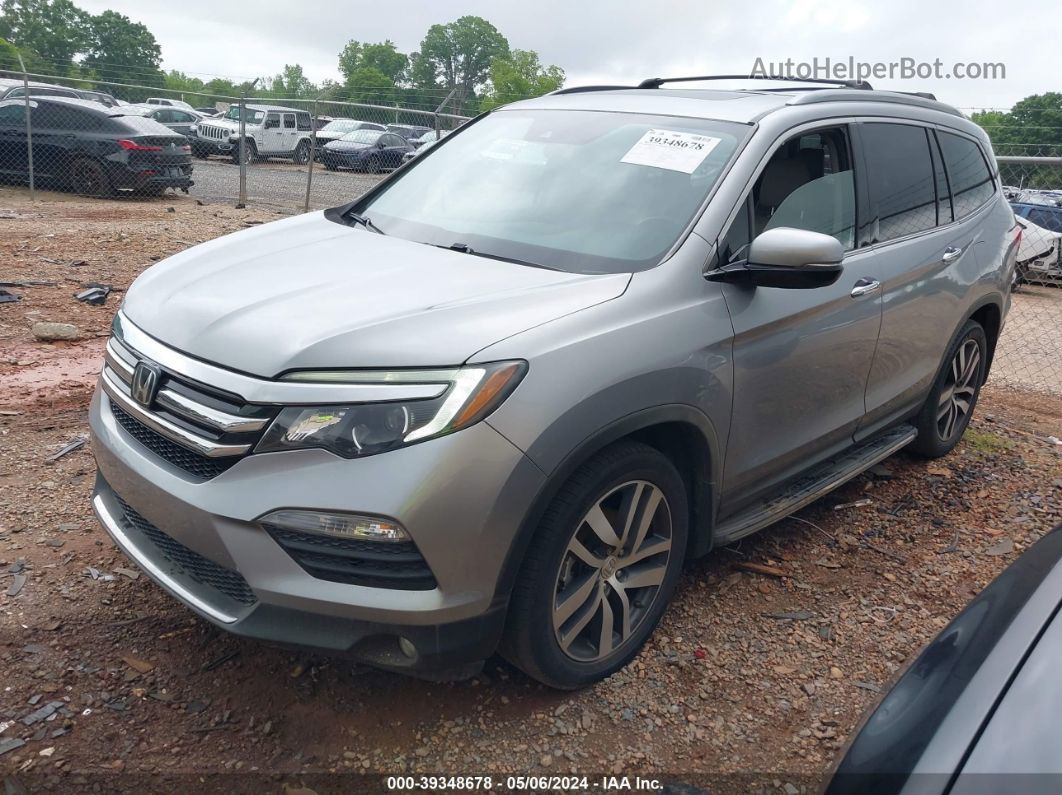 2016 Honda Pilot Touring Silver vin: 5FNYF5H95GB054004