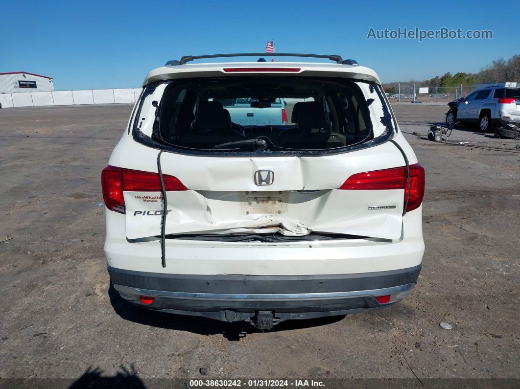 2016 Honda Pilot Touring White vin: 5FNYF5H96GB008570