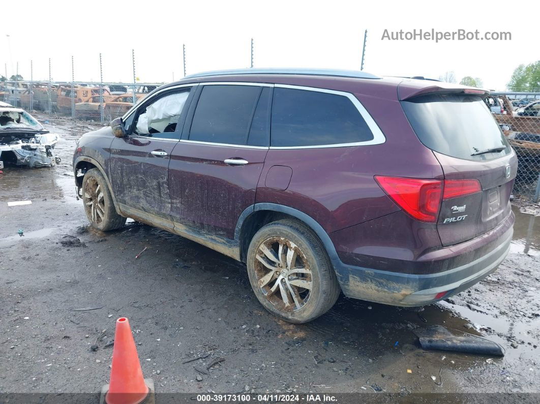 2017 Honda Pilot Touring Purple vin: 5FNYF5H96HB013253