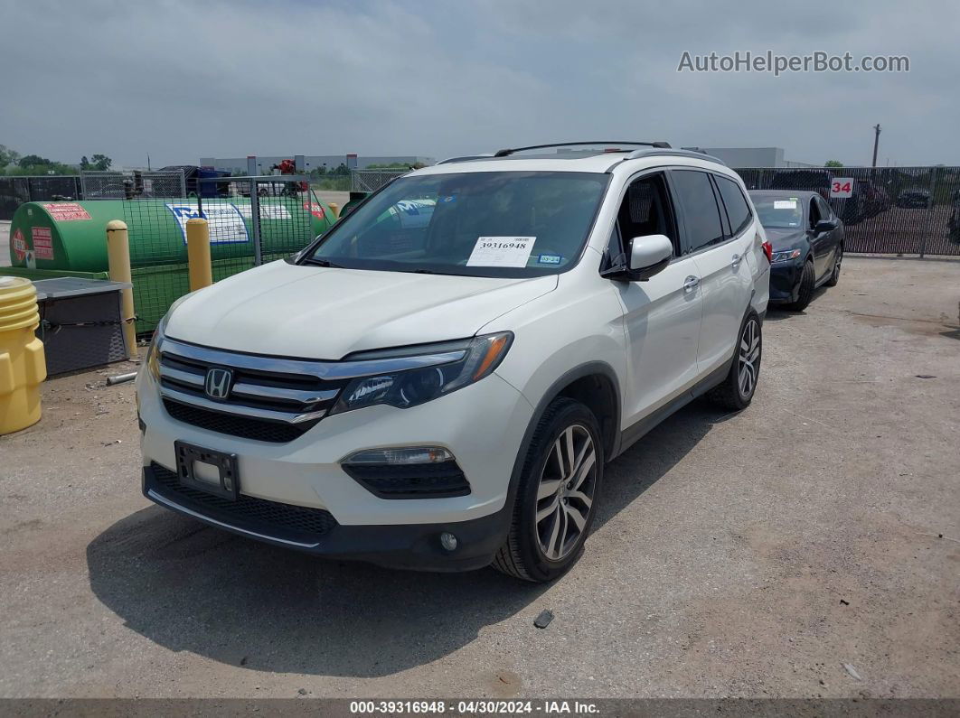 2017 Honda Pilot Touring White vin: 5FNYF5H97HB008885