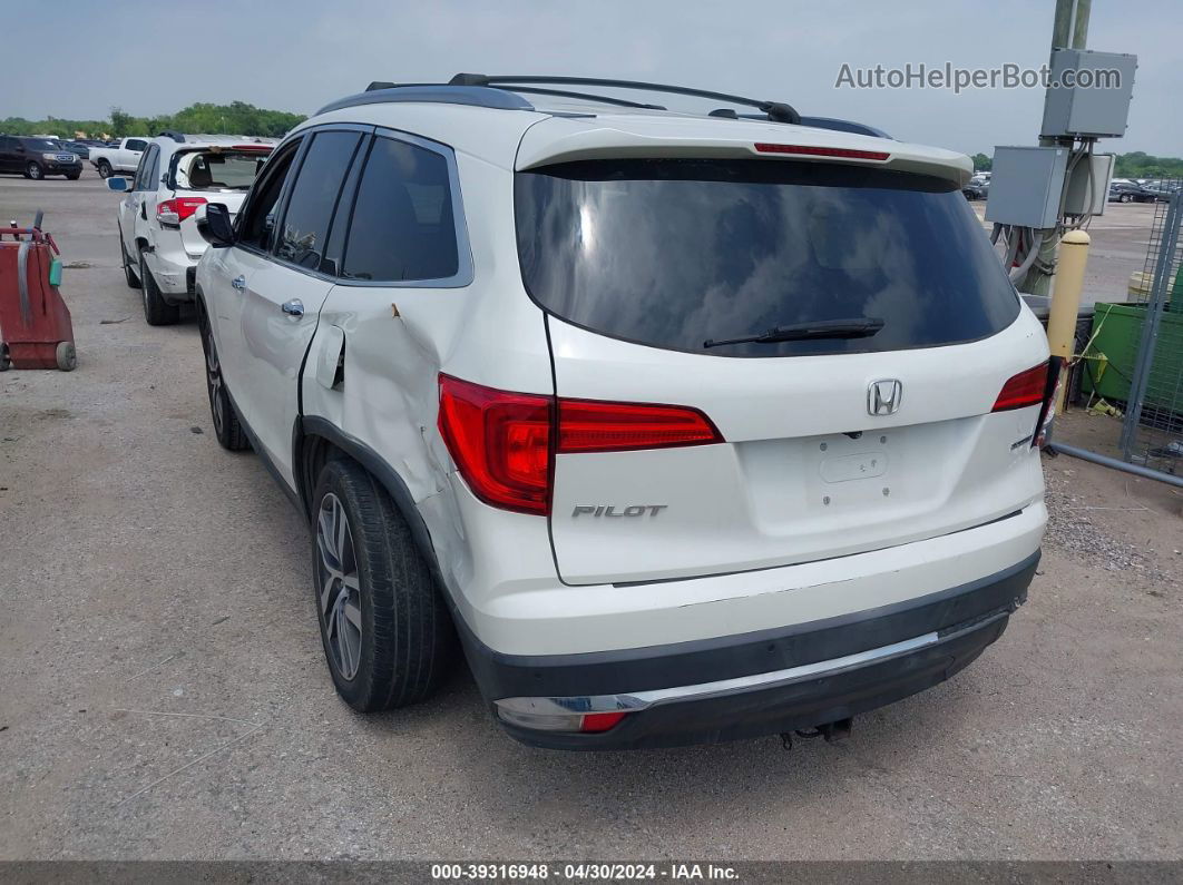 2017 Honda Pilot Touring White vin: 5FNYF5H97HB008885