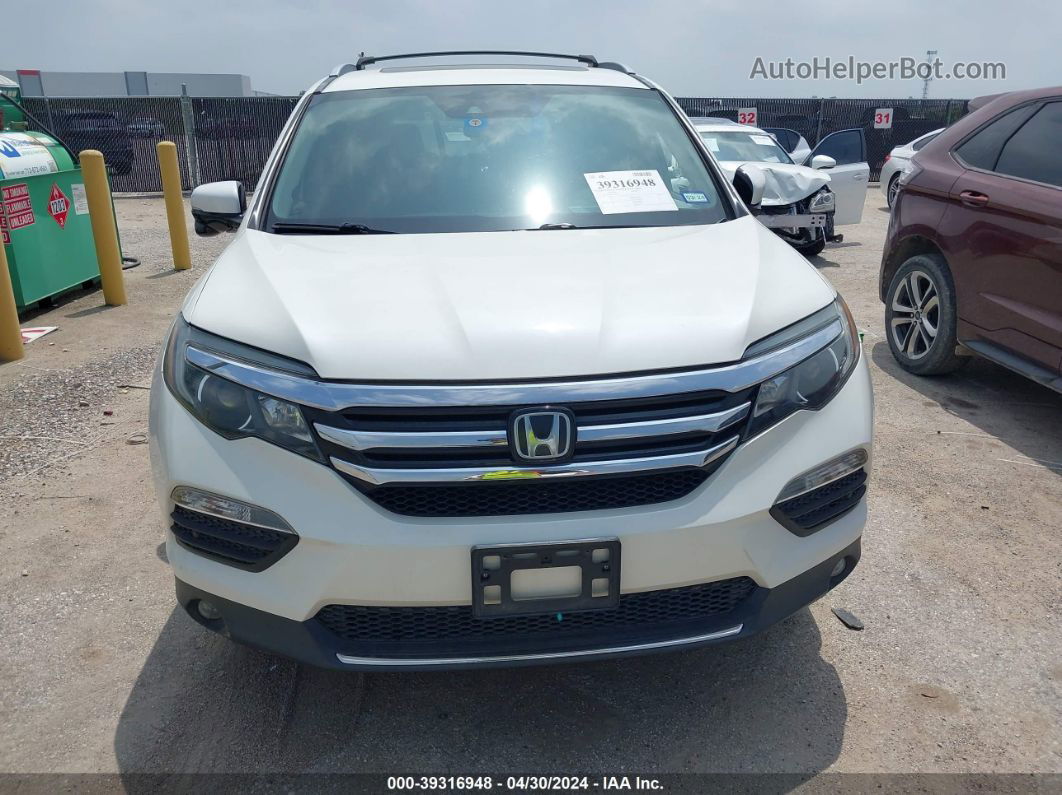 2017 Honda Pilot Touring White vin: 5FNYF5H97HB008885