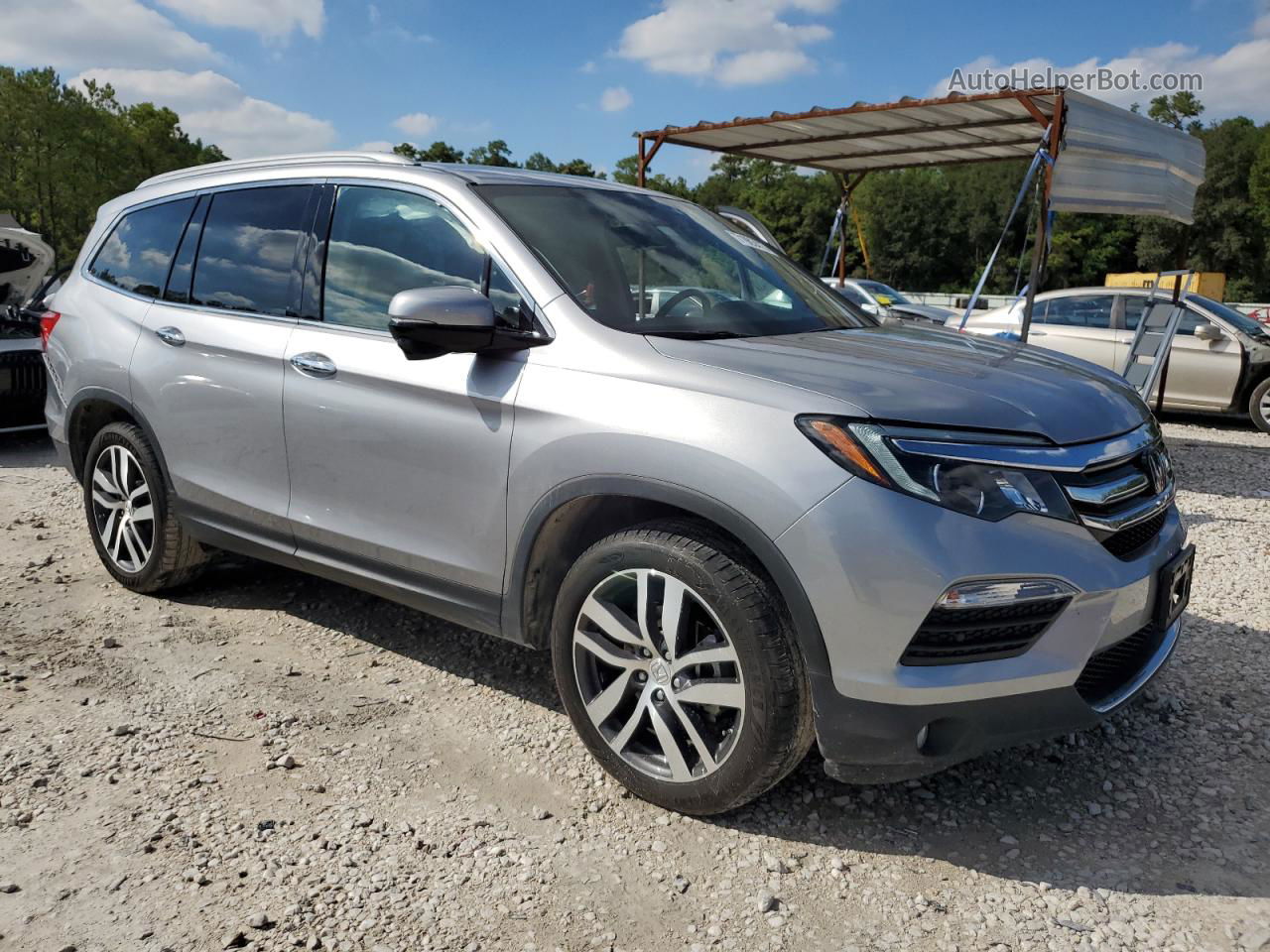 2017 Honda Pilot Touring Серый vin: 5FNYF5H97HB014069