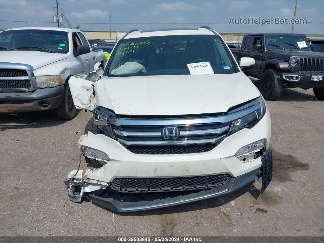 2017 Honda Pilot Touring White vin: 5FNYF5H97HB036489