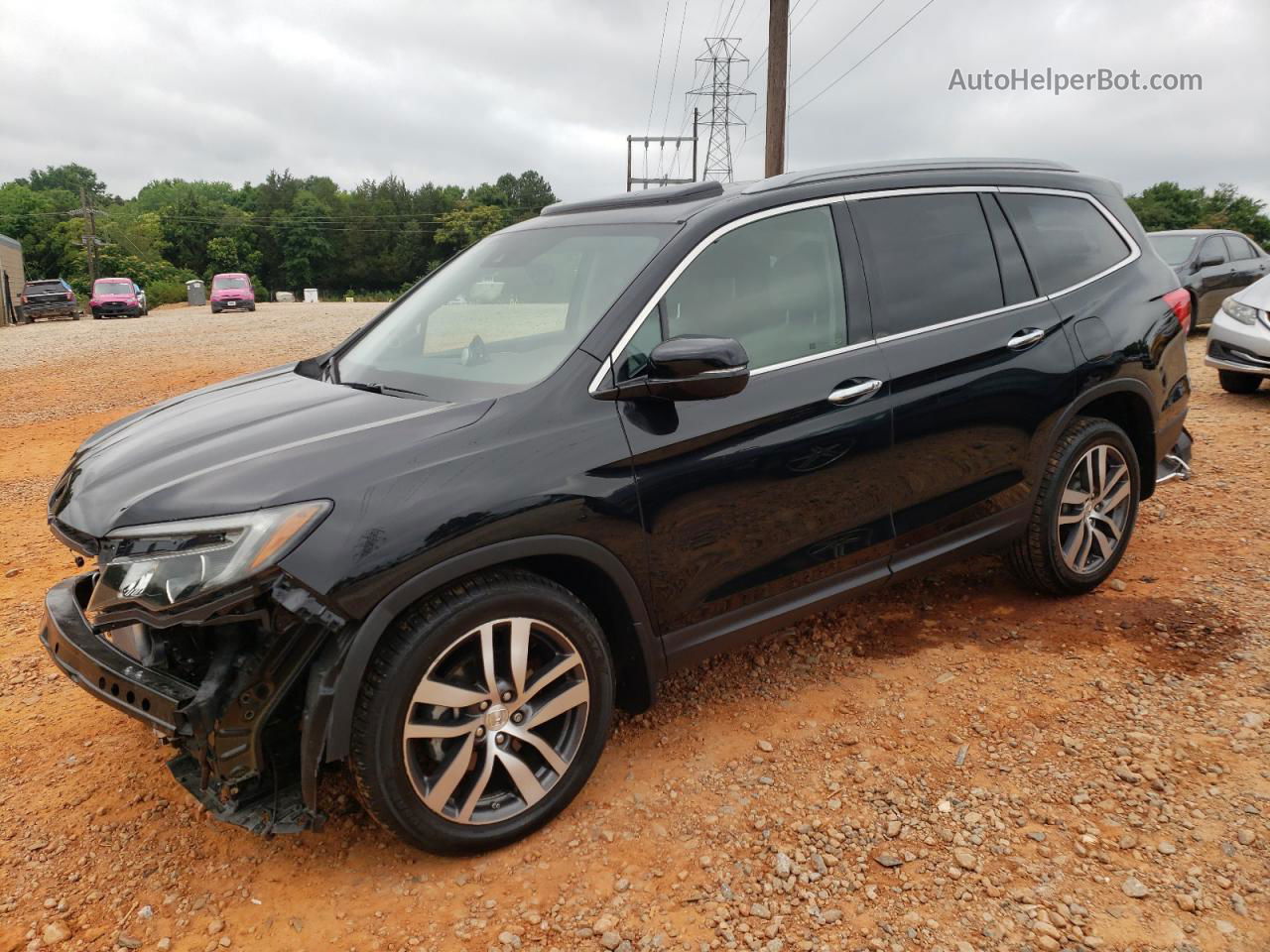 2017 Honda Pilot Touring Black vin: 5FNYF5H98HB007521