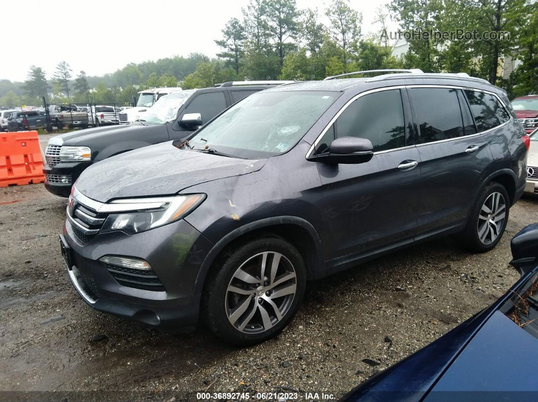 2017 Honda Pilot Touring Gray vin: 5FNYF5H99HB011576