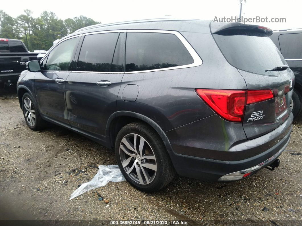 2017 Honda Pilot Touring Серый vin: 5FNYF5H99HB011576