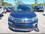 2016 Honda Pilot Touring Blue vin: 5FNYF5H9XGB027607