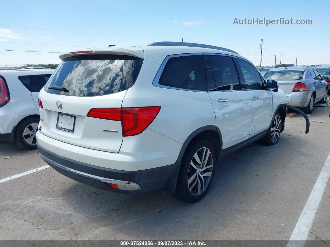 2017 Honda Pilot Touring White vin: 5FNYF5H9XHB018889