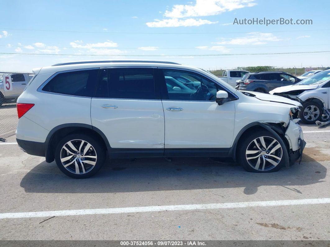 2017 Honda Pilot Touring White vin: 5FNYF5H9XHB018889