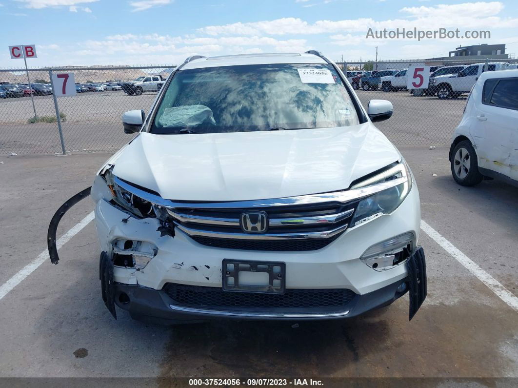 2017 Honda Pilot Touring White vin: 5FNYF5H9XHB018889