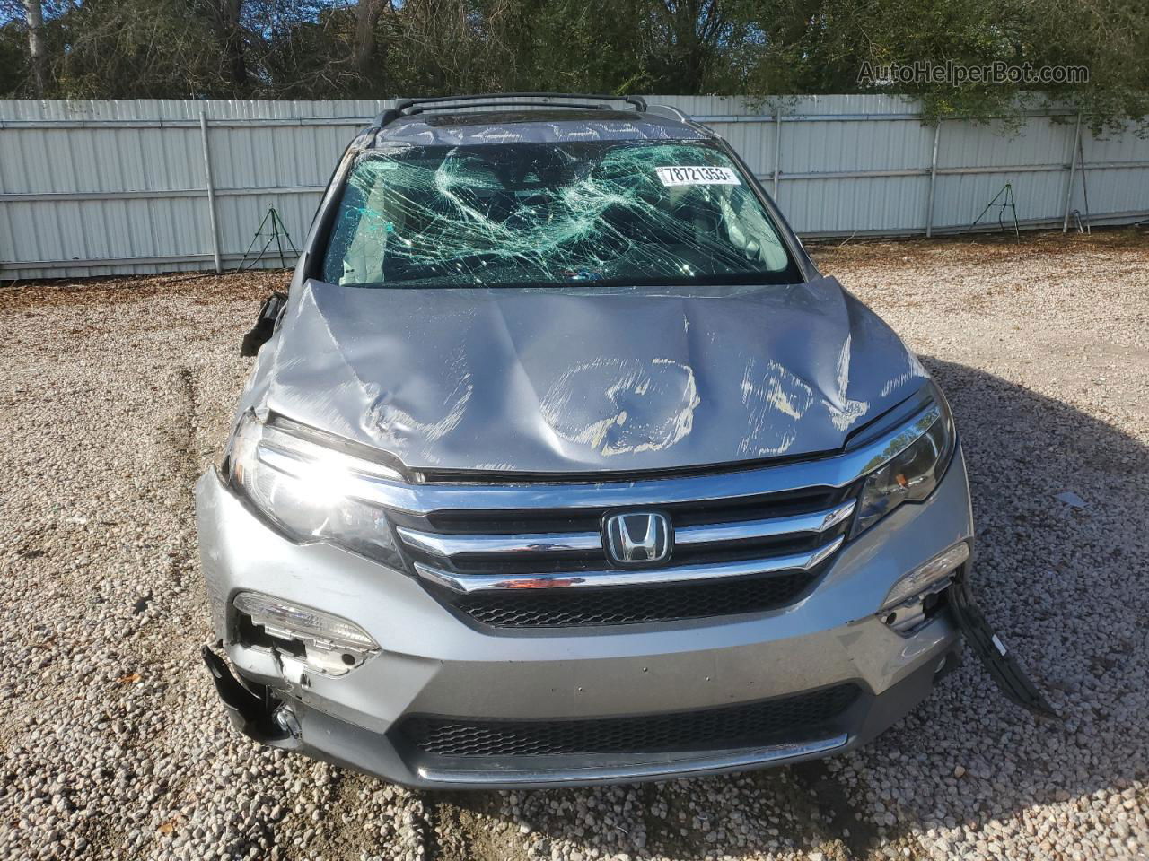 2016 Honda Pilot Elite Silver vin: 5FNYF6H00GB071543