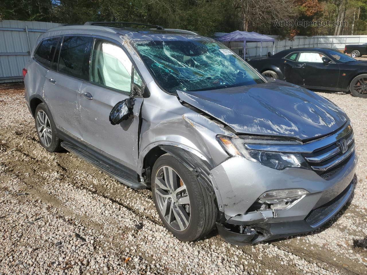 2016 Honda Pilot Elite Silver vin: 5FNYF6H00GB071543