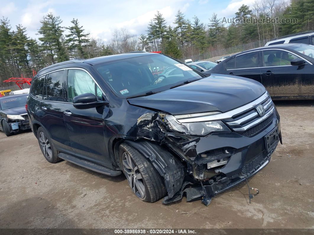 2016 Honda Pilot Elite Черный vin: 5FNYF6H00GB090402