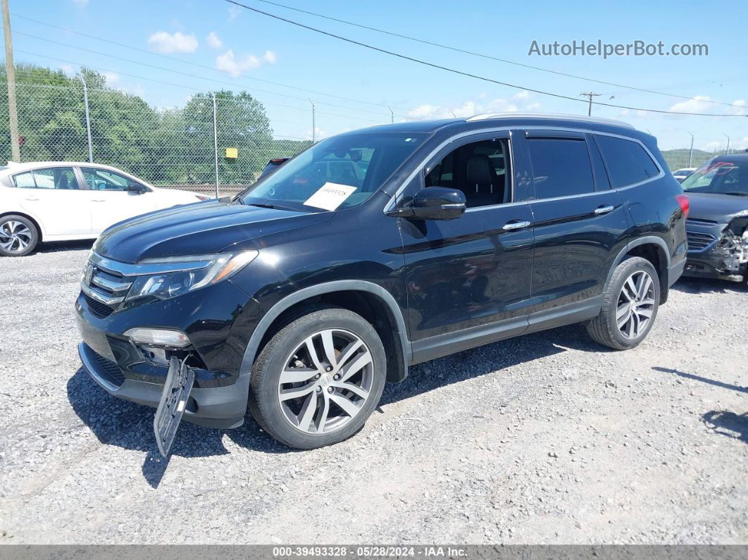 2017 Honda Pilot Elite Черный vin: 5FNYF6H00HB095200