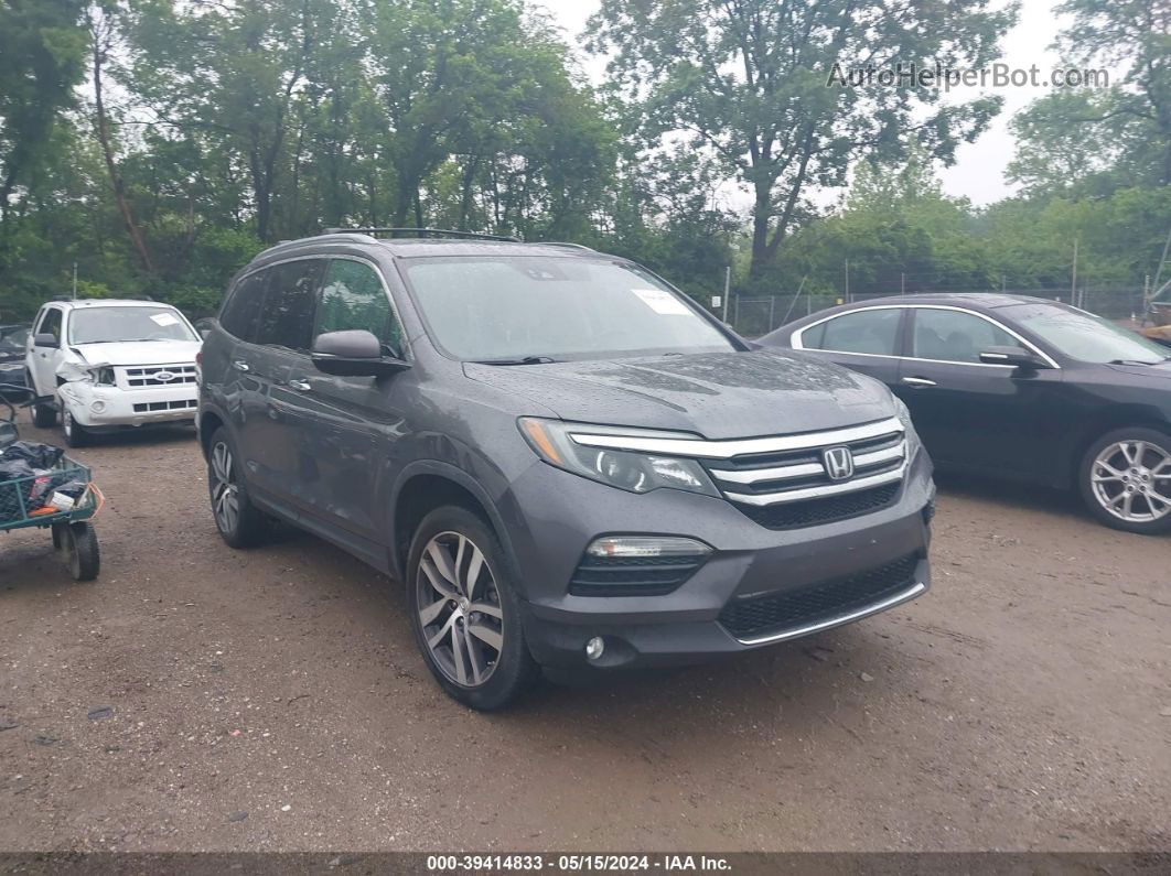 2017 Honda Pilot Elite Gray vin: 5FNYF6H00HB100850