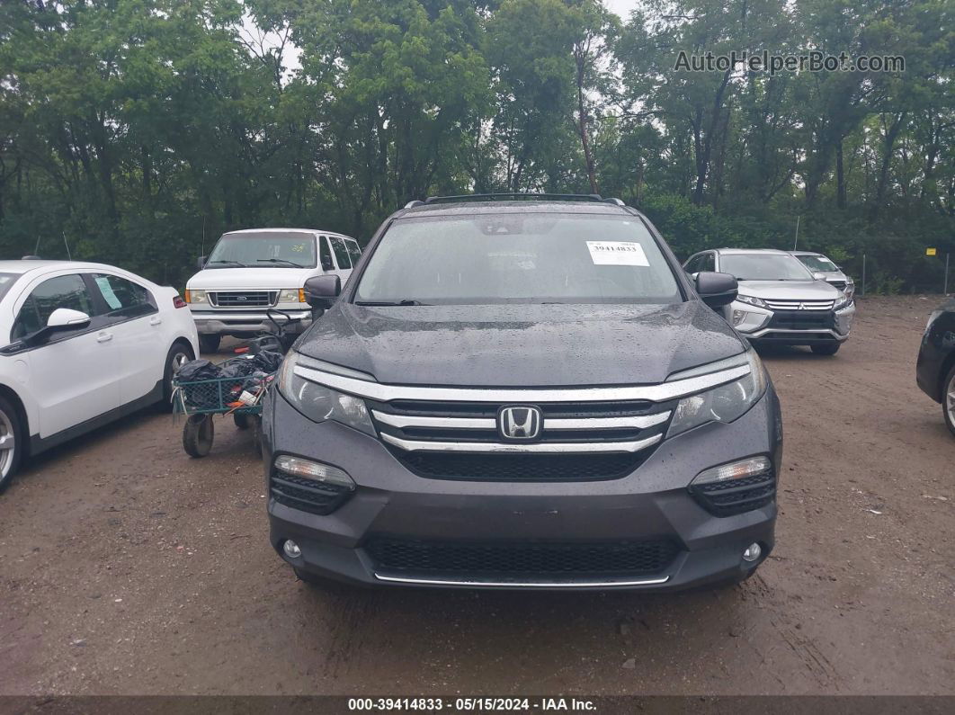 2017 Honda Pilot Elite Серый vin: 5FNYF6H00HB100850