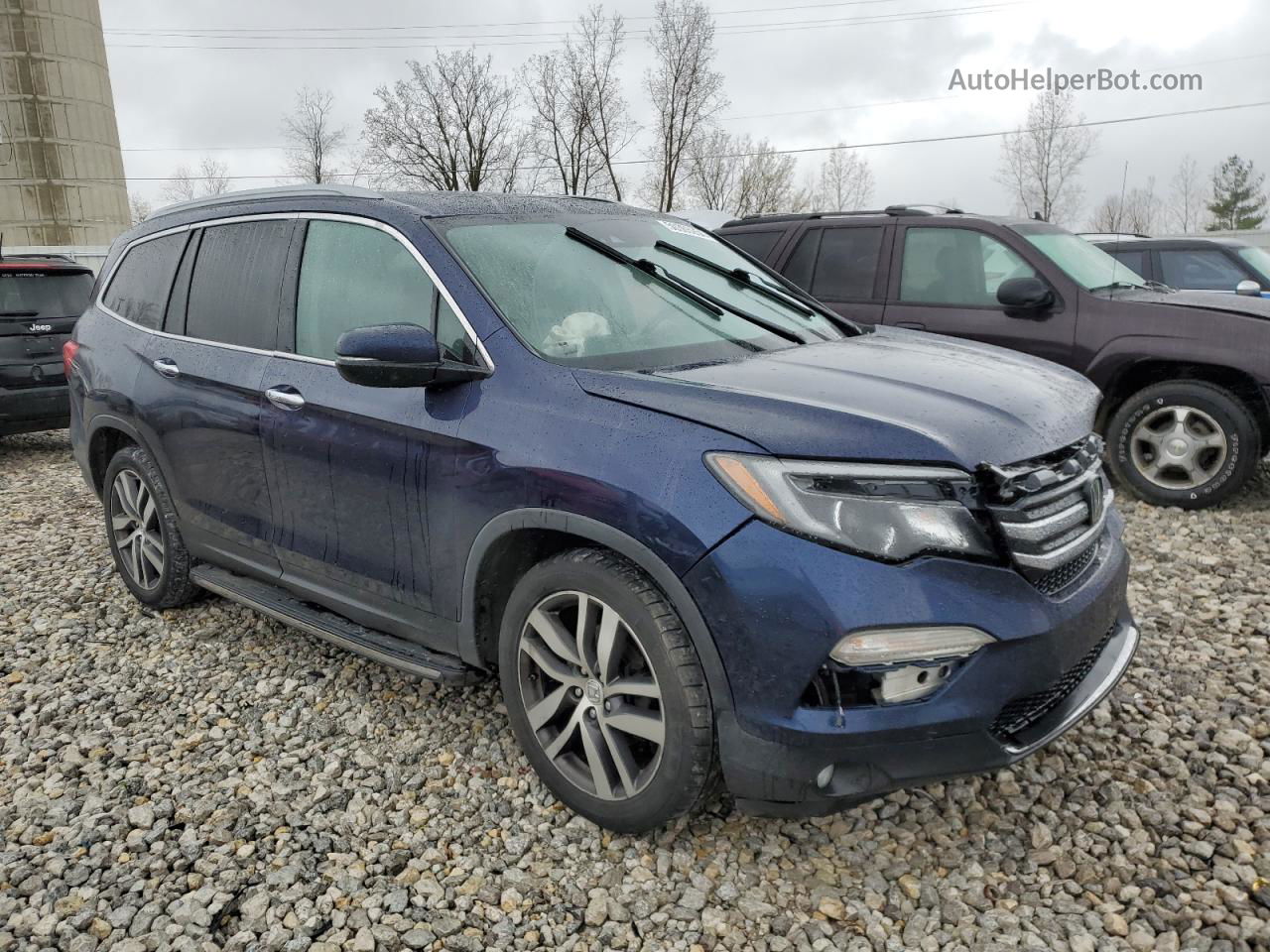 2016 Honda Pilot Elite Blue vin: 5FNYF6H01GB073544