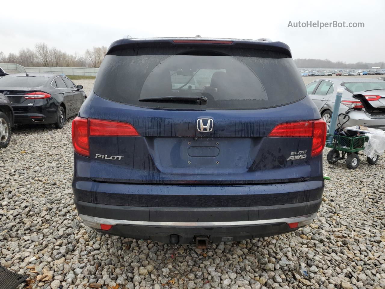 2016 Honda Pilot Elite Blue vin: 5FNYF6H01GB073544