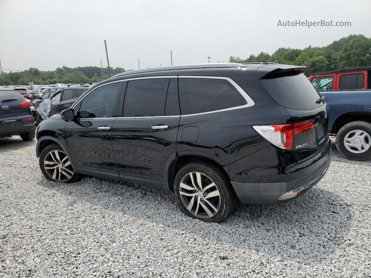 2016 Honda Pilot Elite Черный vin: 5FNYF6H01GB094121