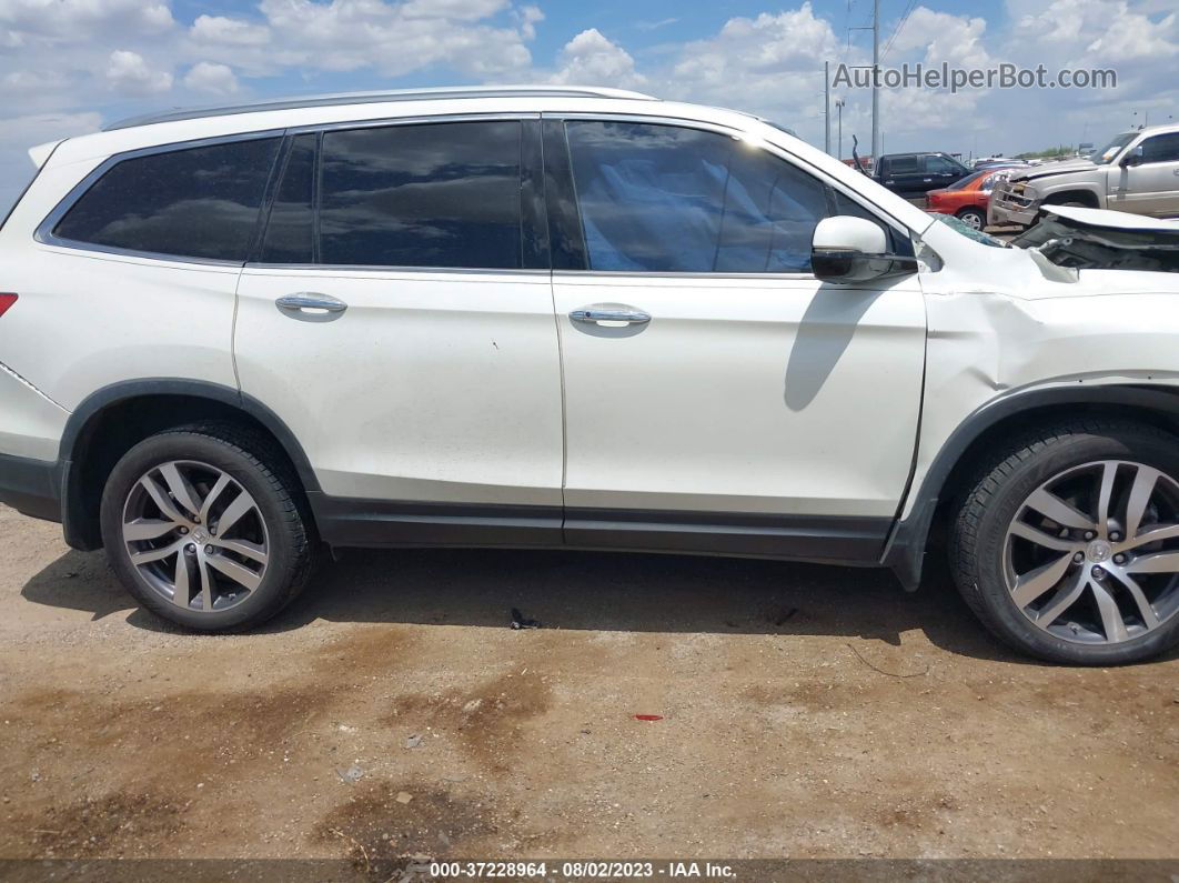 2017 Honda Pilot Elite White vin: 5FNYF6H01HB036821