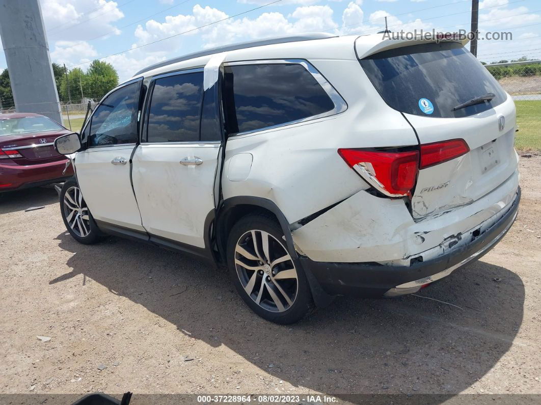 2017 Honda Pilot Elite White vin: 5FNYF6H01HB036821