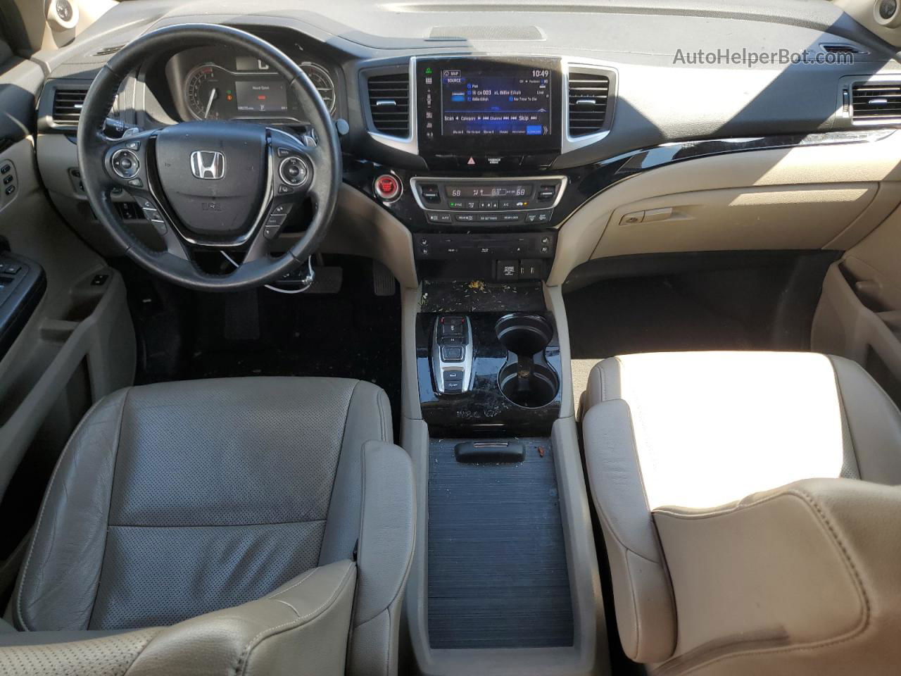 2016 Honda Pilot Elite Белый vin: 5FNYF6H03GB030792