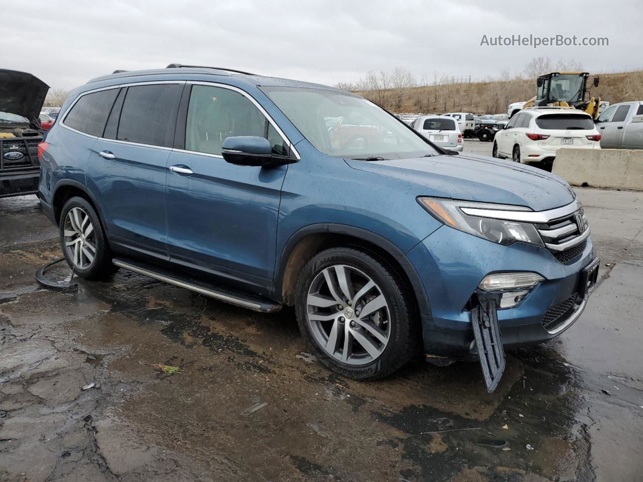 2017 Honda Pilot Elite Blue vin: 5FNYF6H03HB015758