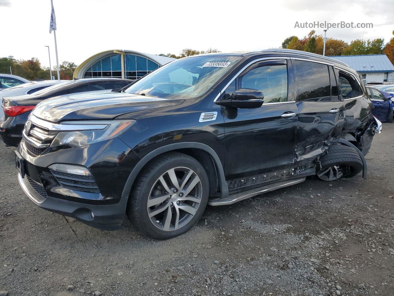 2017 Honda Pilot Elite Black vin: 5FNYF6H03HB043379