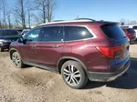 2017 Honda Pilot Elite Burgundy vin: 5FNYF6H03HB043592