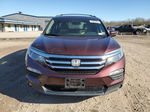 2017 Honda Pilot Elite Burgundy vin: 5FNYF6H03HB043592