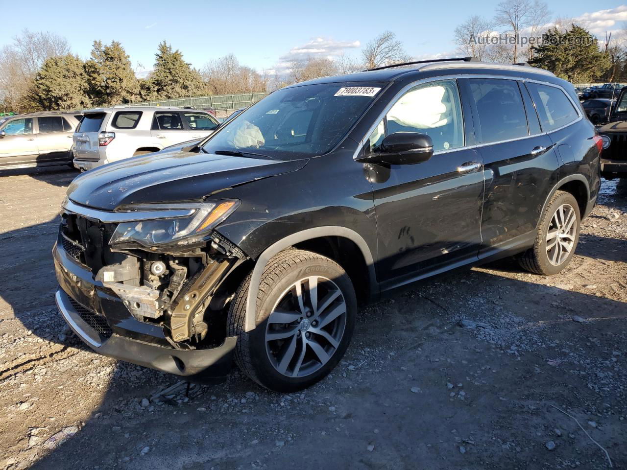 2017 Honda Pilot Elite Black vin: 5FNYF6H03HB065902