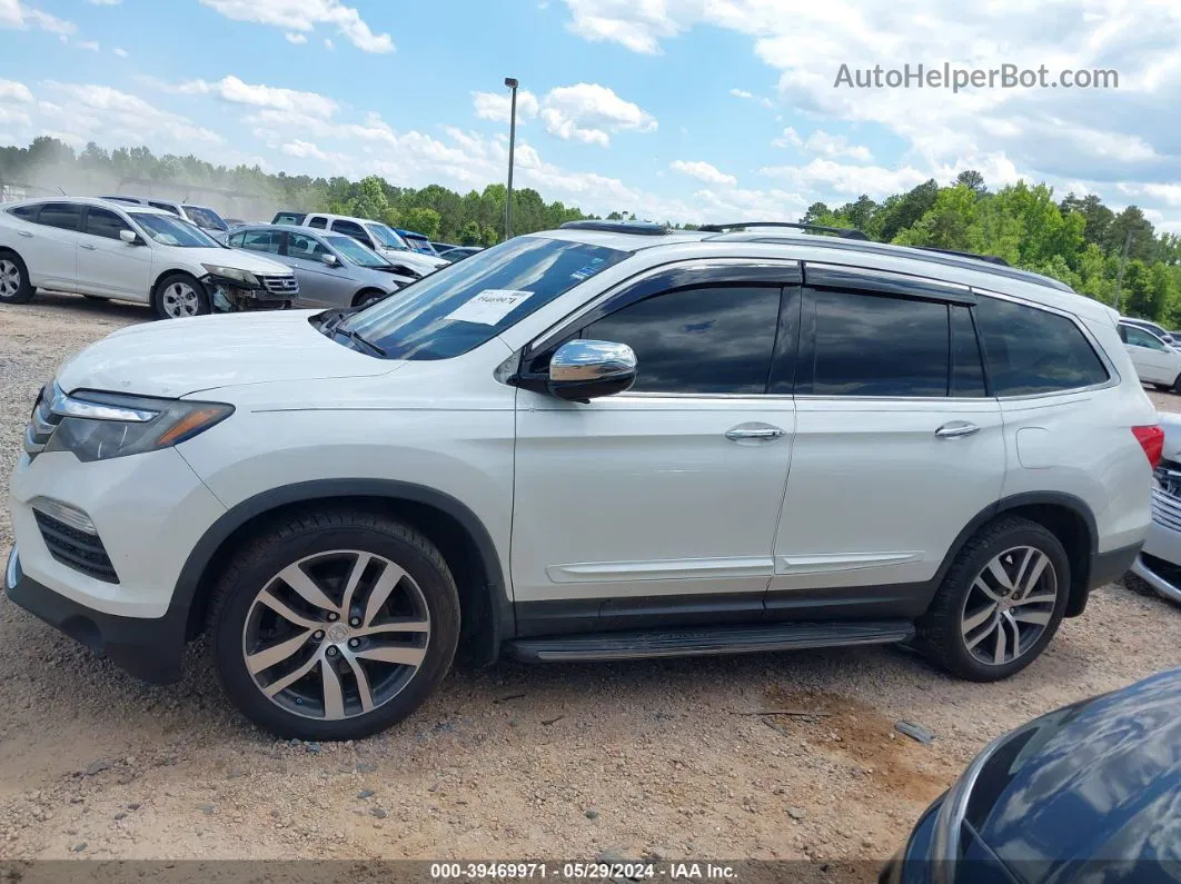 2016 Honda Pilot Elite White vin: 5FNYF6H04GB055460