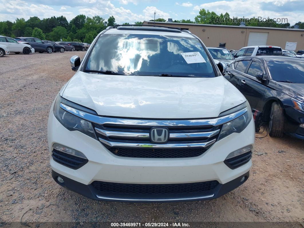 2016 Honda Pilot Elite Белый vin: 5FNYF6H04GB055460