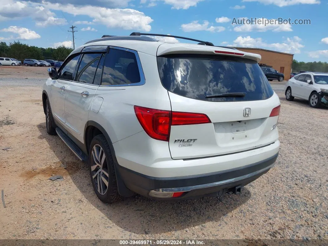 2016 Honda Pilot Elite White vin: 5FNYF6H04GB055460