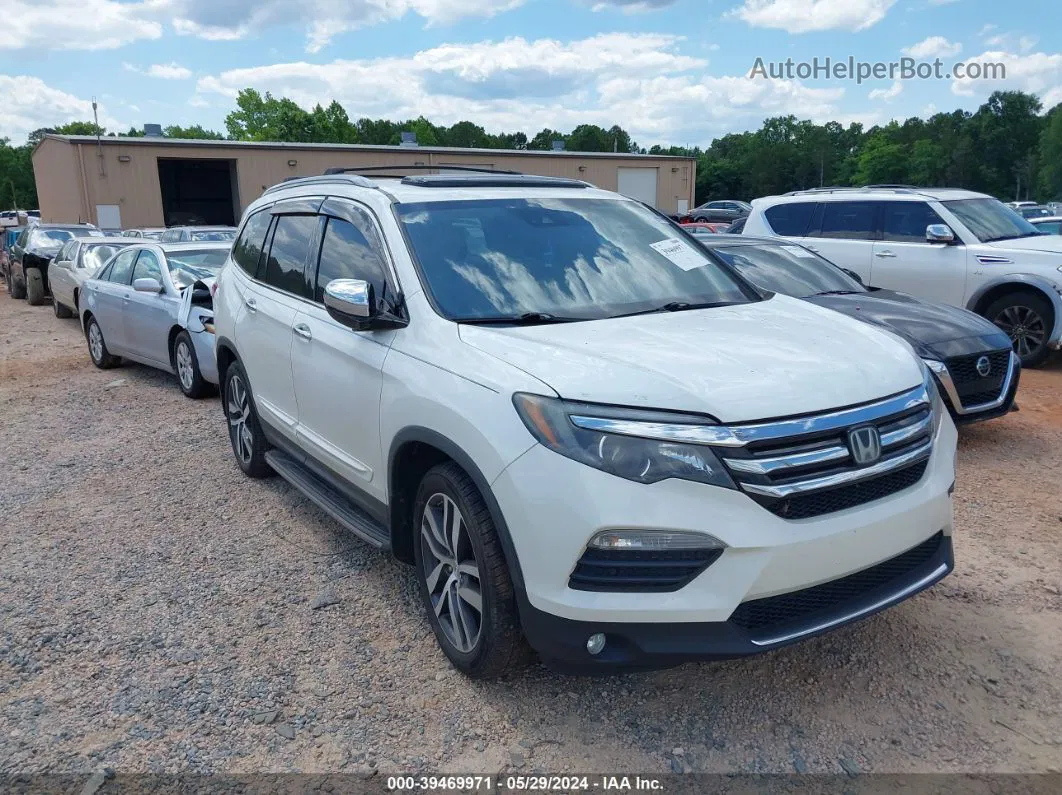 2016 Honda Pilot Elite Белый vin: 5FNYF6H04GB055460