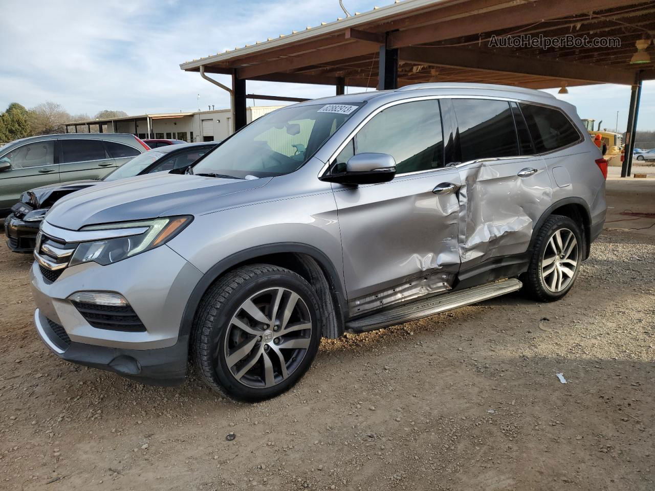 2016 Honda Pilot Elite Silver vin: 5FNYF6H04GB065616