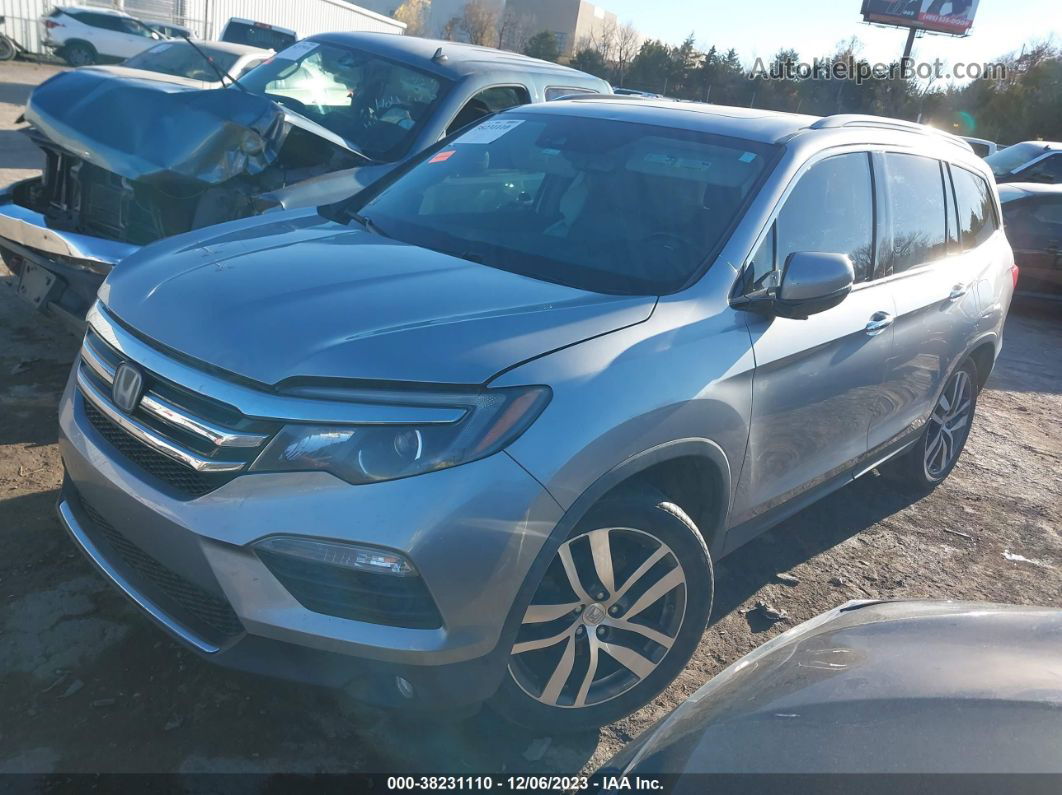 2016 Honda Pilot Elite Серебряный vin: 5FNYF6H05GB050624