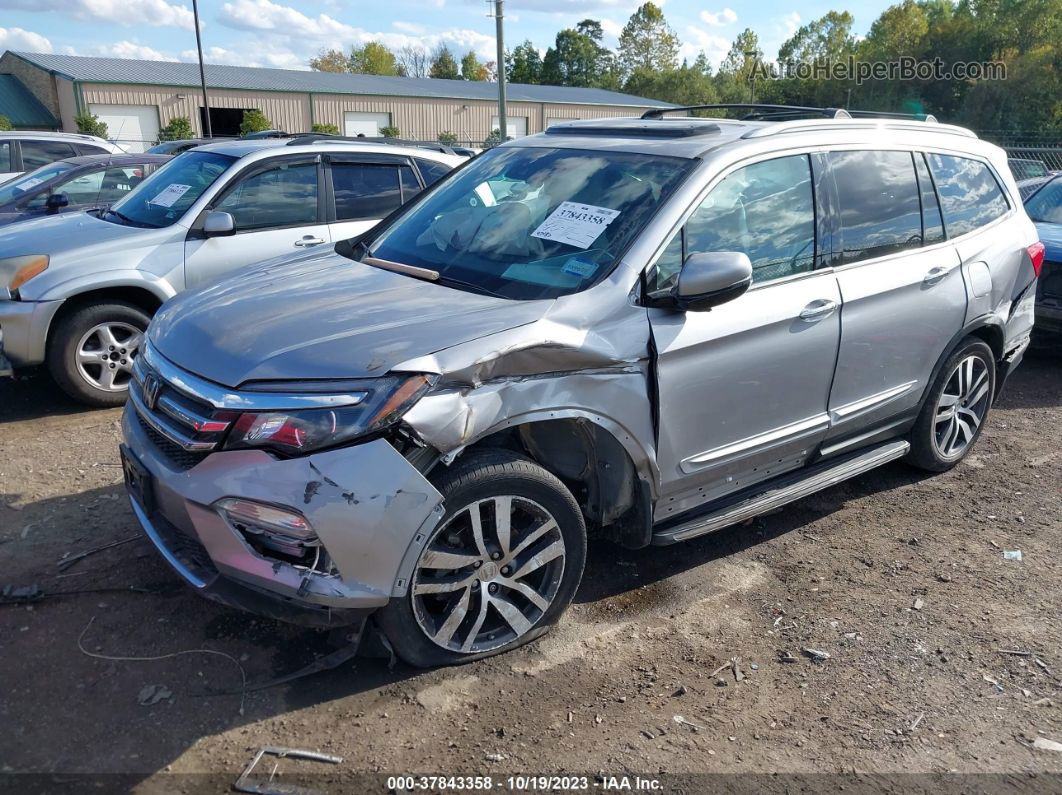 2016 Honda Pilot Elite Серебряный vin: 5FNYF6H05GB058321