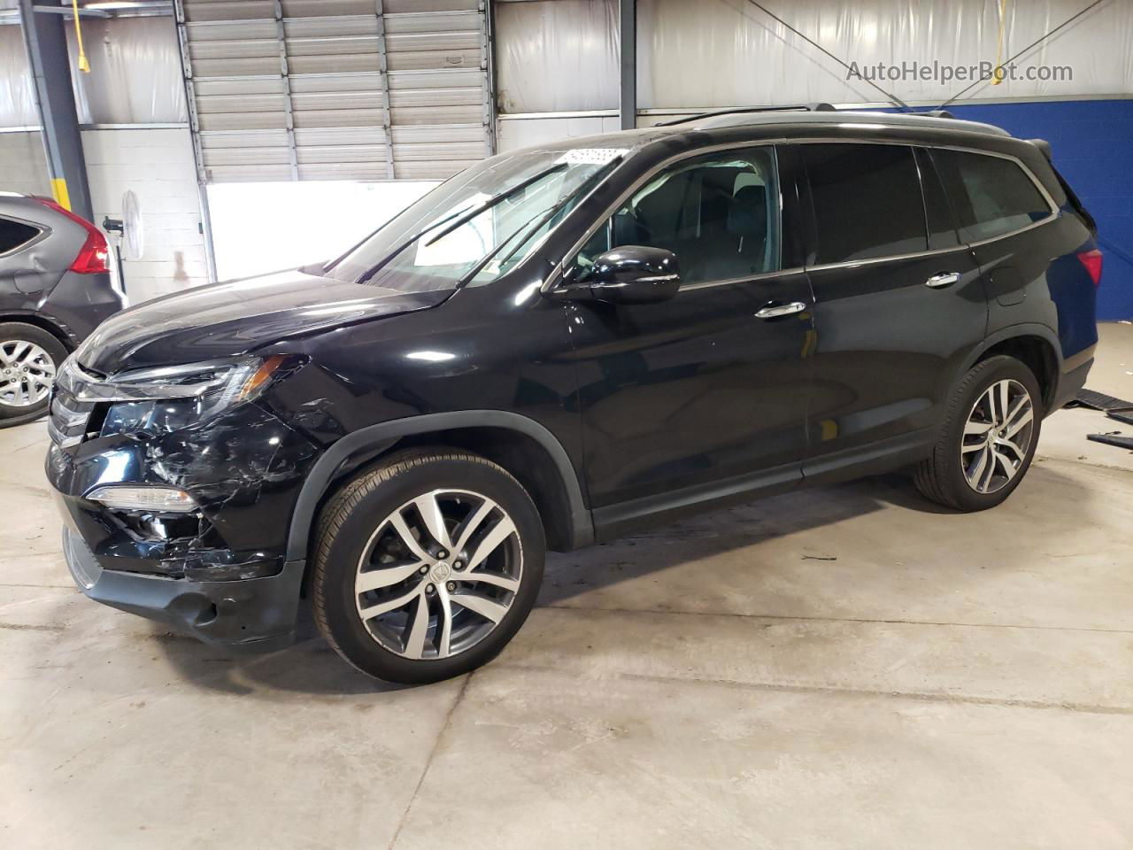 2017 Honda Pilot Elite Черный vin: 5FNYF6H05HB072978