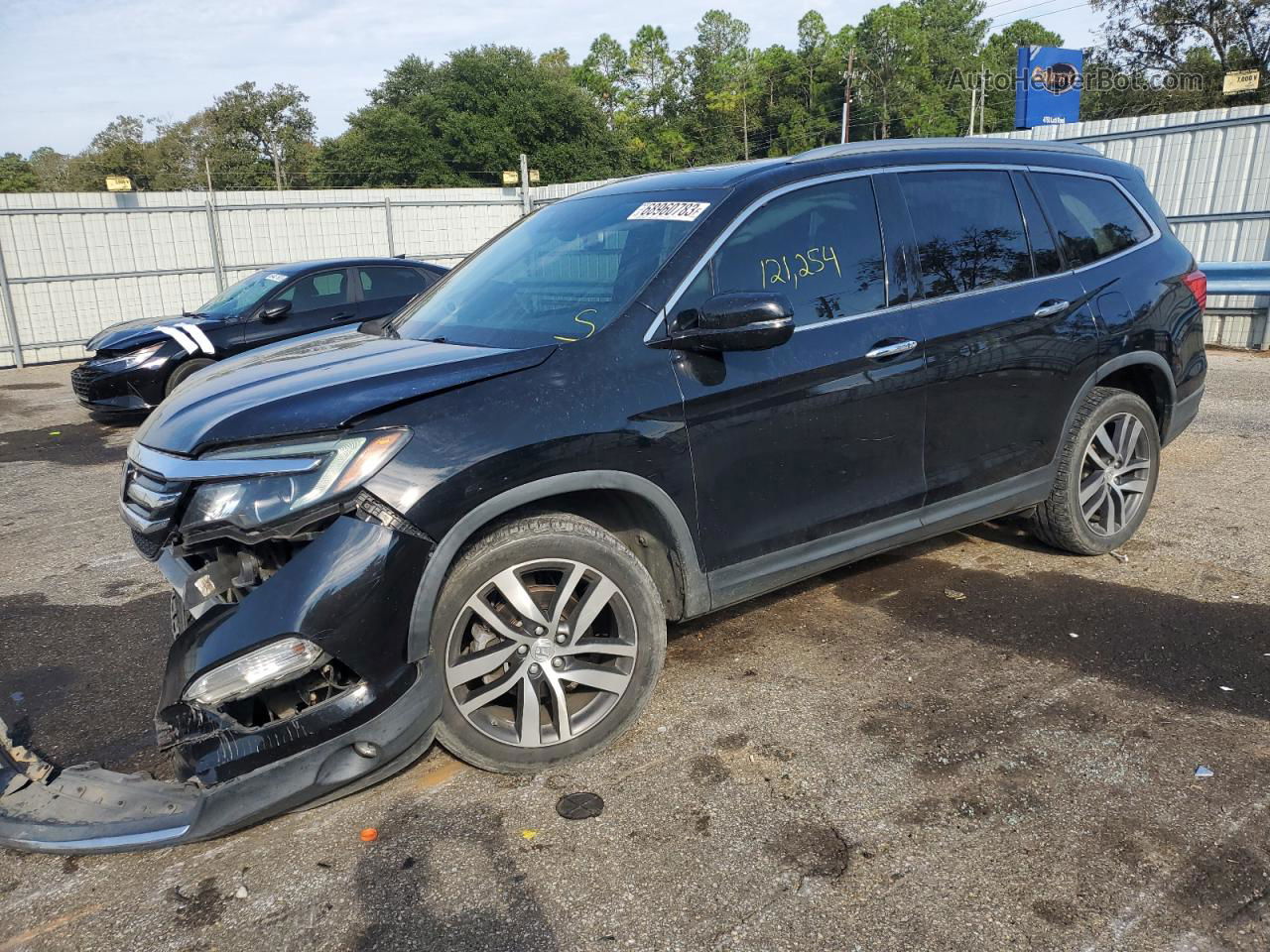 2016 Honda Pilot Elite Black vin: 5FNYF6H07GB075797