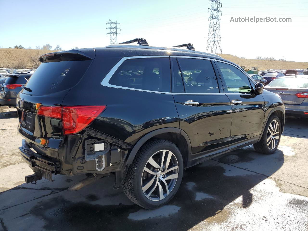 2017 Honda Pilot Elite Black vin: 5FNYF6H07HB088311