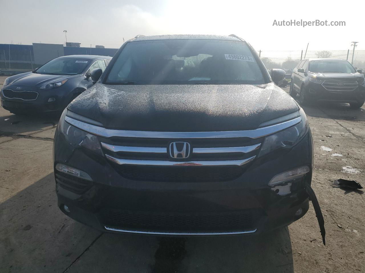 2017 Honda Pilot Elite Черный vin: 5FNYF6H09HB088780