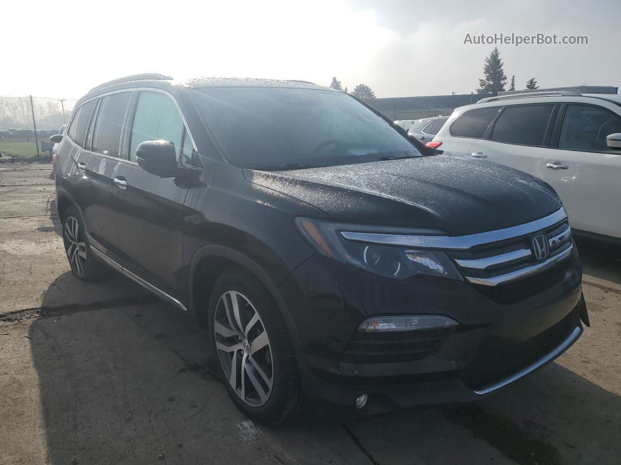 2017 Honda Pilot Elite Черный vin: 5FNYF6H09HB088780