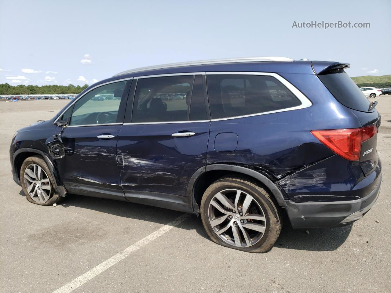 2016 Honda Pilot Elite Blue vin: 5FNYF6H0XGB007588