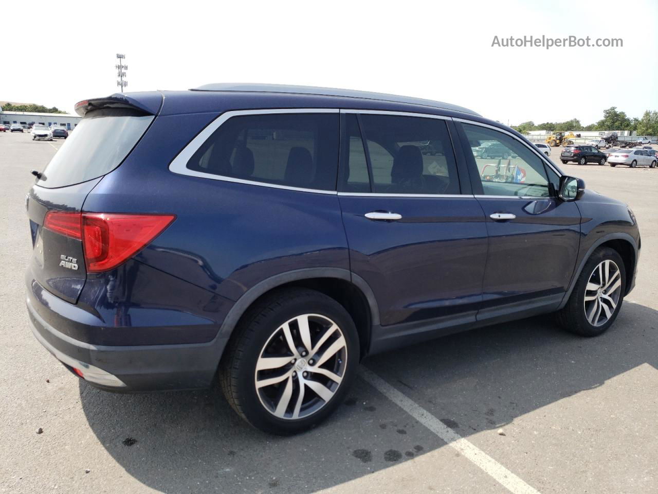 2016 Honda Pilot Elite Blue vin: 5FNYF6H0XGB007588