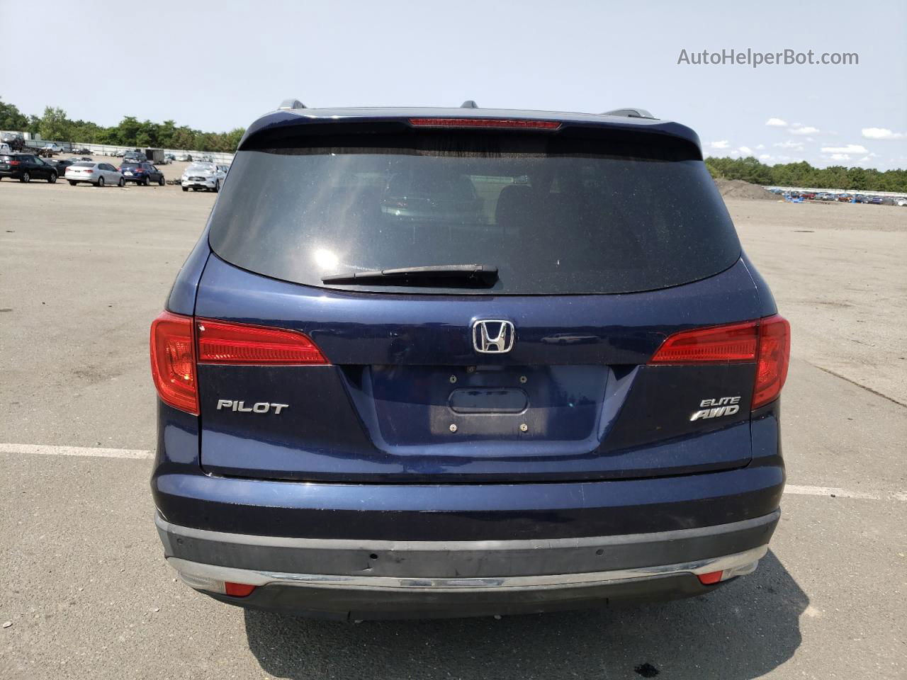 2016 Honda Pilot Elite Blue vin: 5FNYF6H0XGB007588