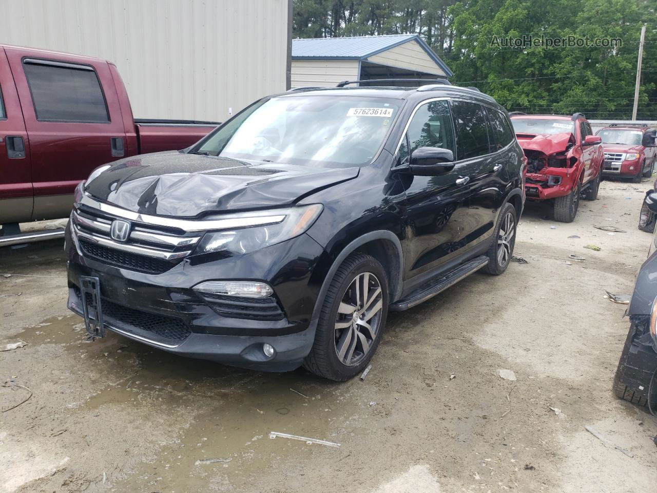 2017 Honda Pilot Elite Black vin: 5FNYF6H0XHB039815