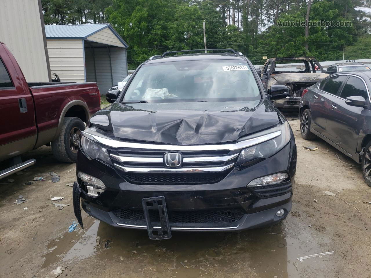 2017 Honda Pilot Elite Black vin: 5FNYF6H0XHB039815